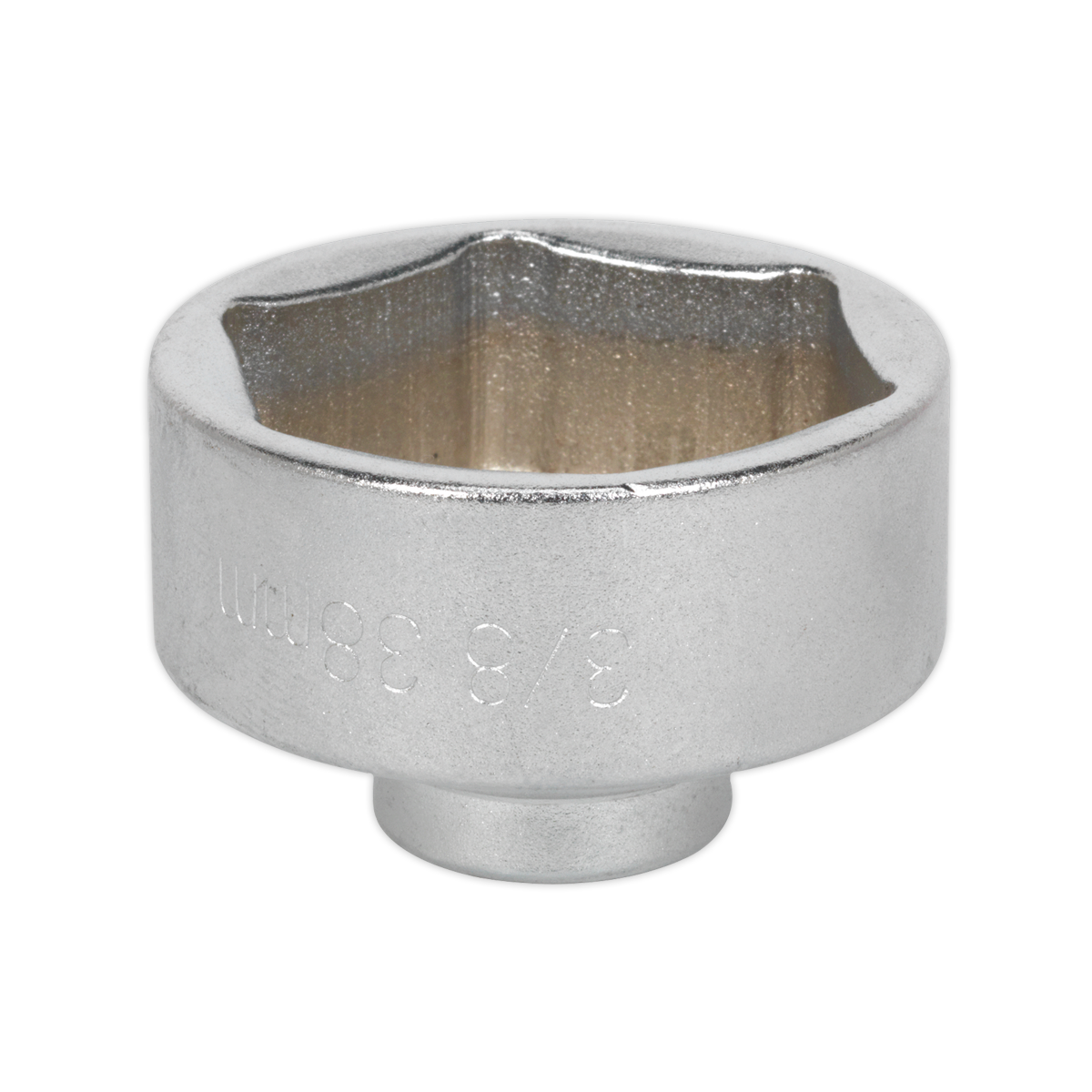 Sealey SX115 Low Profile Oil Filter Socket 38mm 3/8"Sq Drive