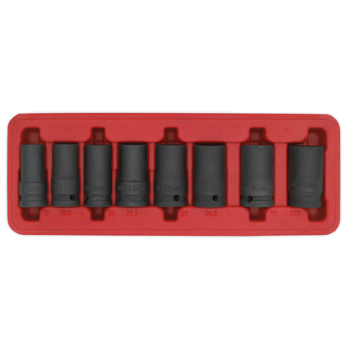 Sealey SX202 Locking Wheel Nut Removal Set 8pc 1/2"Sq Drive