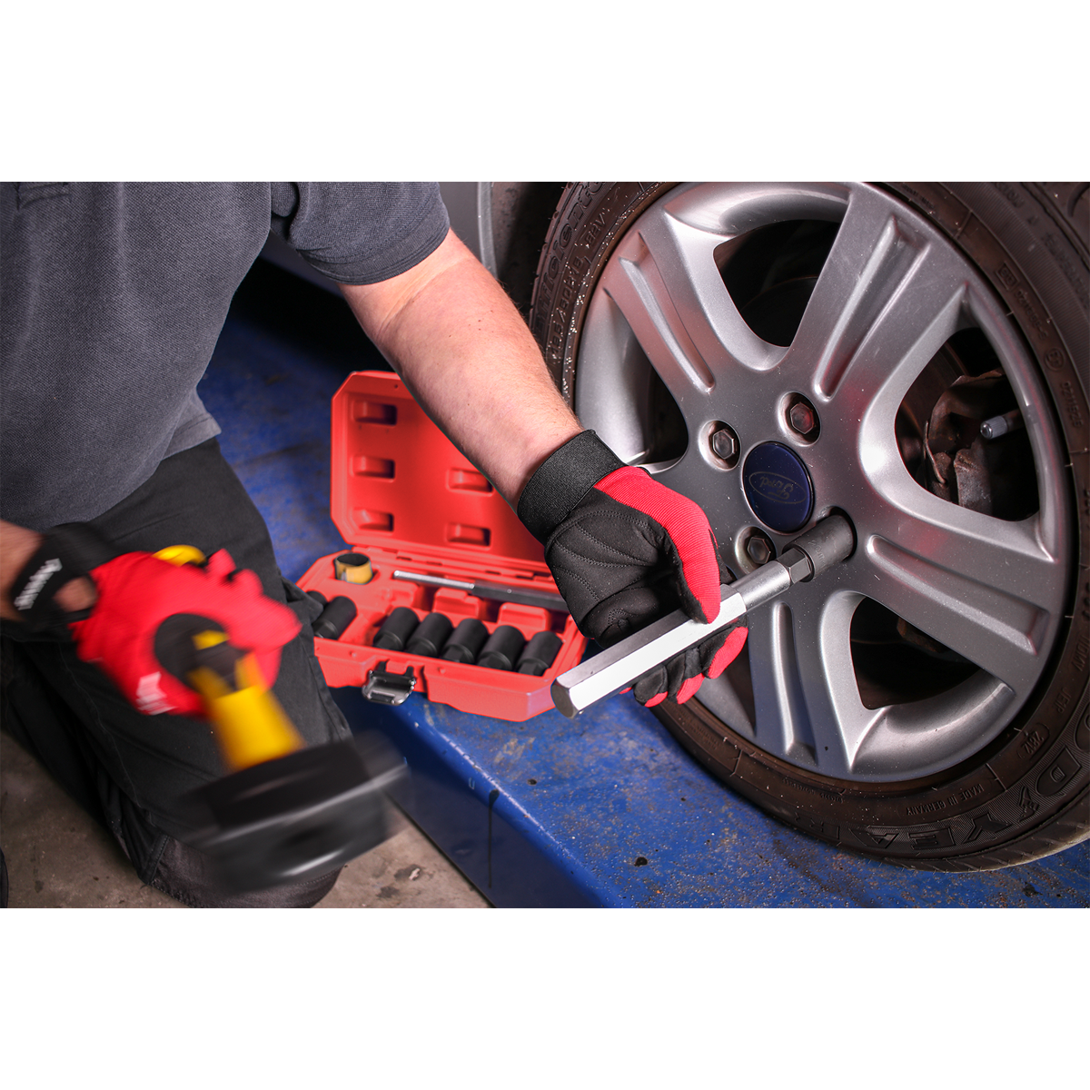 Sealey SX272 Locking Wheel Nut Removal Set 10pc