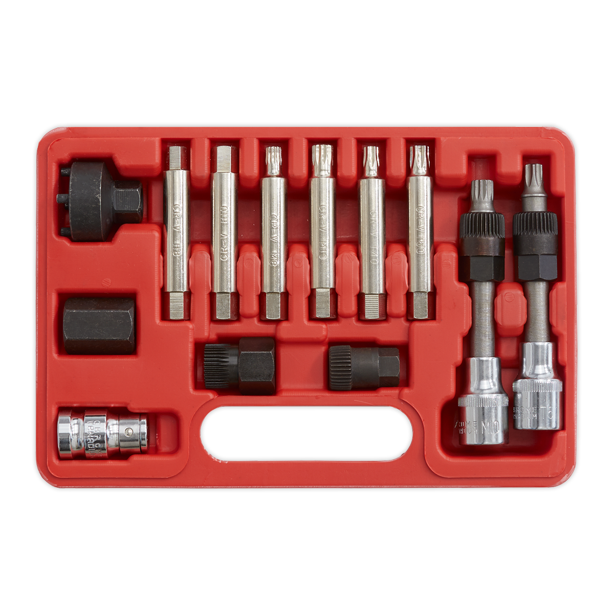 Sealey SX401 Alternator Freewheel Removal Set 13pc