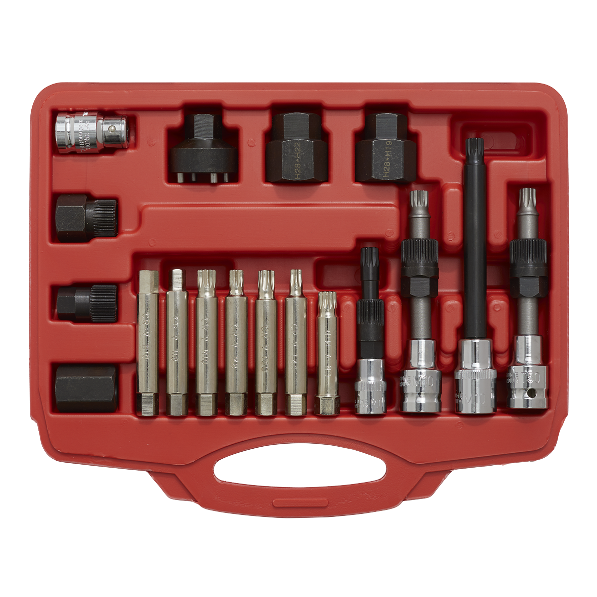 Sealey SX402 Alternator Freewheel Pulley Removal Set 18pc