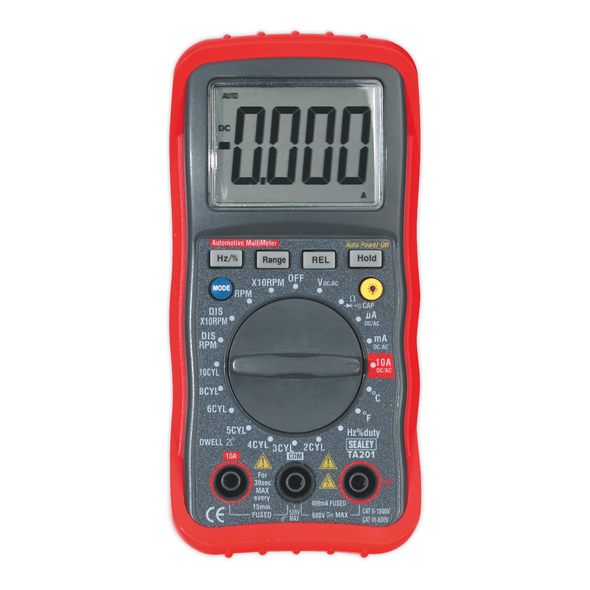 Sealey TA201 Digital Automotive Analyser 13-Function with Inductive Coupler