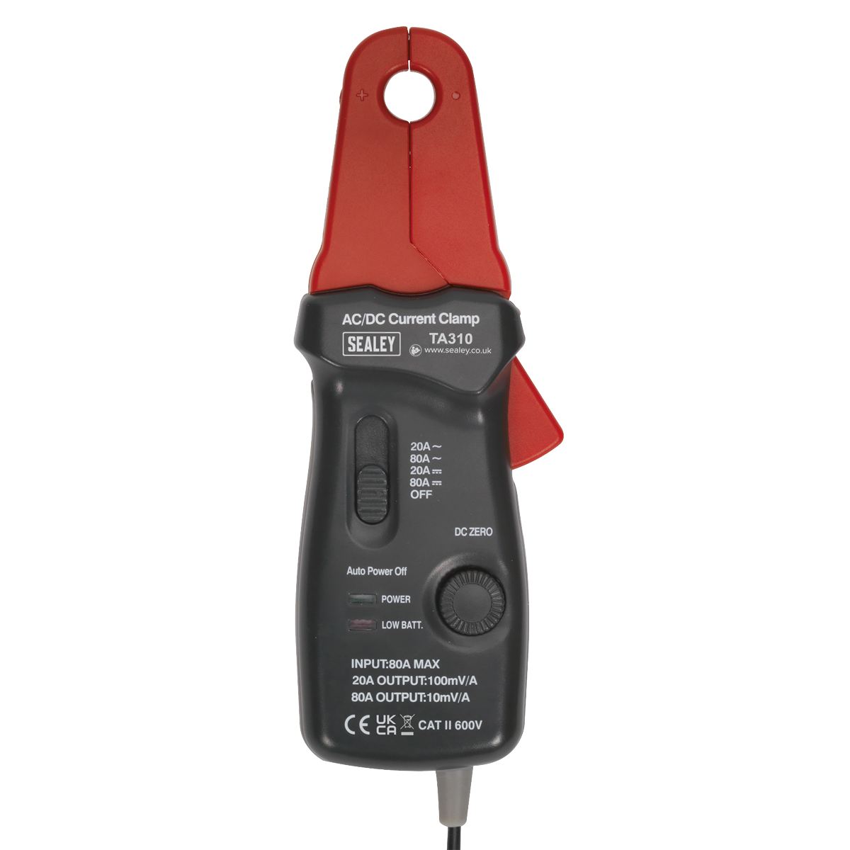 Sealey TA310 Current Clamp 20A/80A AC/DC - 12mm