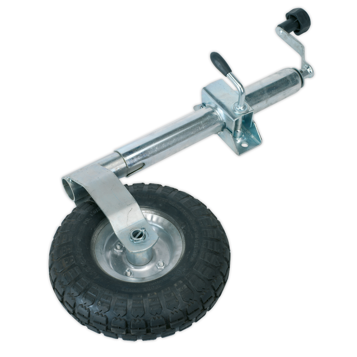 Sealey TB372 Jockey Wheel & Clamp Ø48mm - Ø260mm Pneumatic Wheel