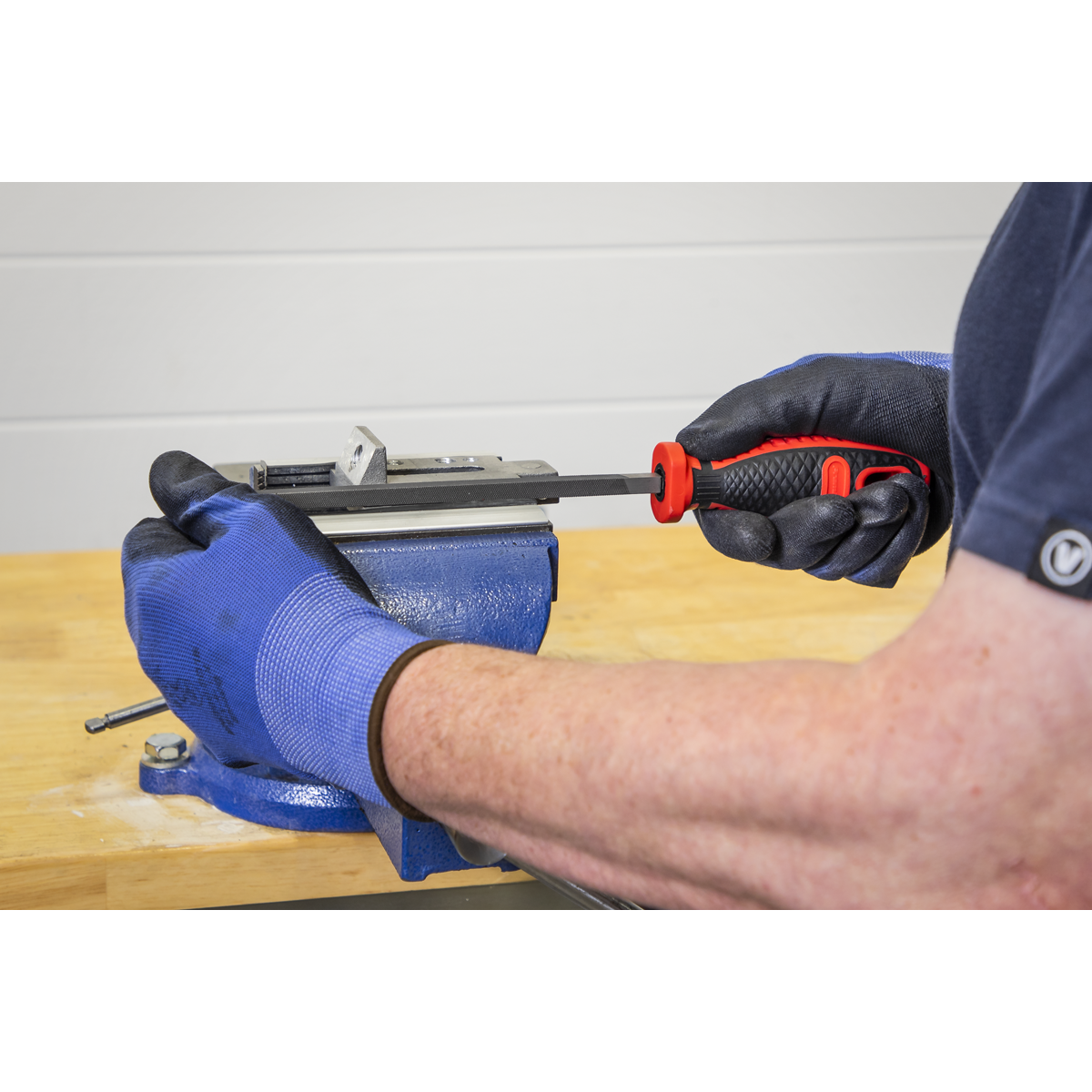 Sealey TBT09 Tool Tray with Engineer€™s File Set 5pc
