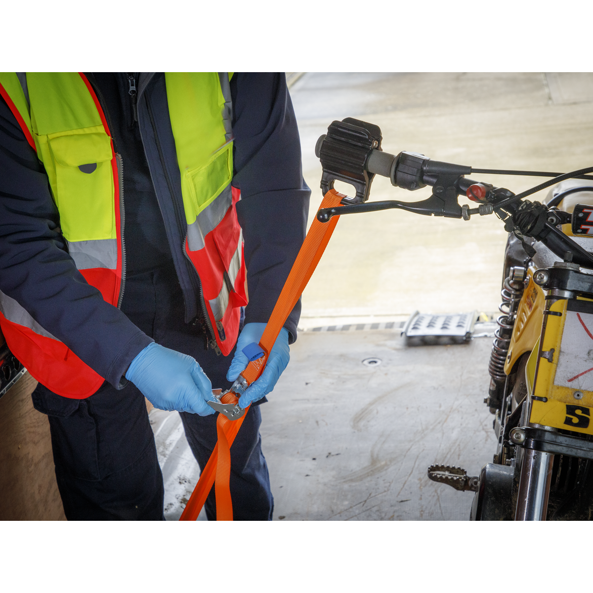 Sealey TDC01 Handlebar Tie Down Clamp - Pair
