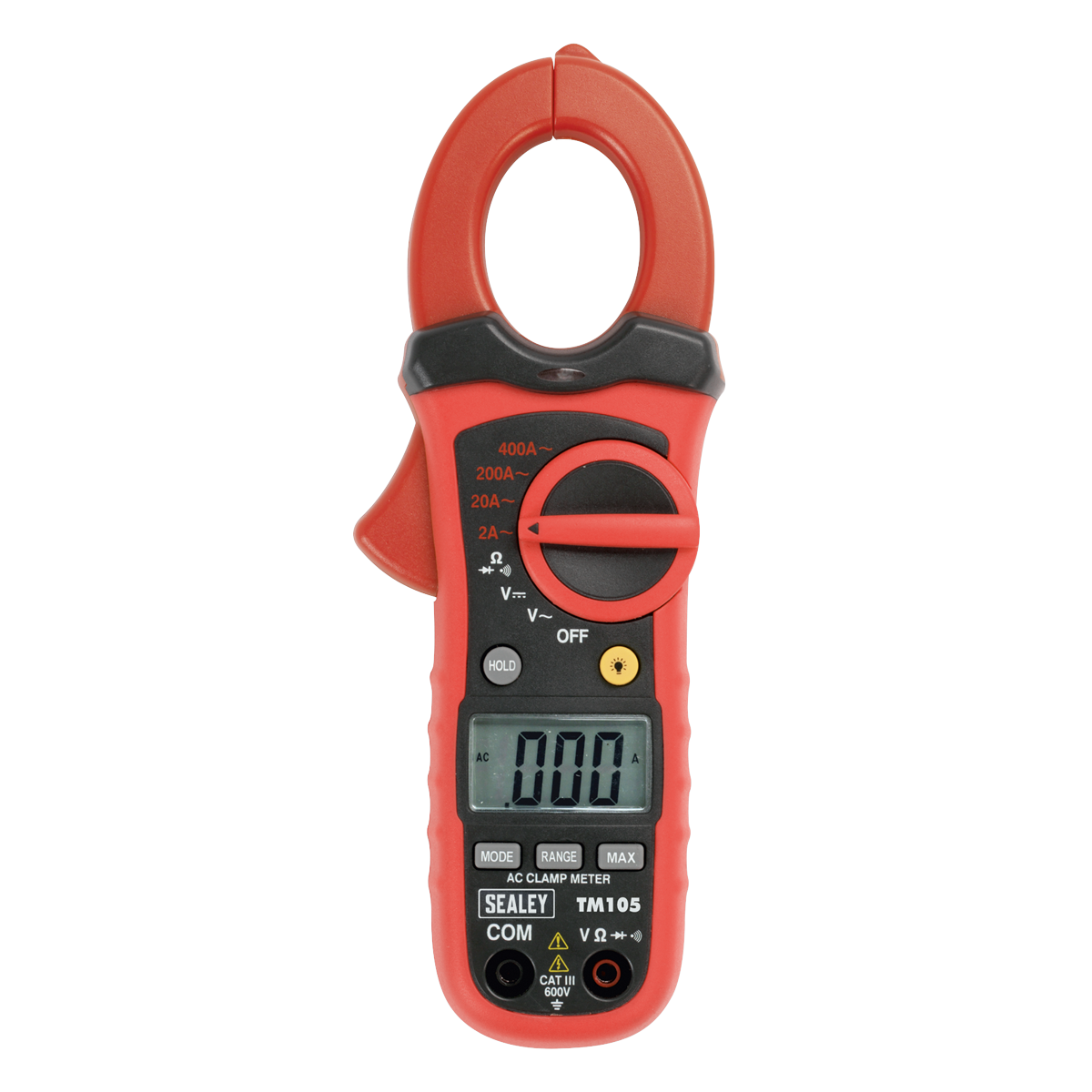 Sealey TM105 Professional Auto-Ranging Digital Clamp Meter NCVD - 6-Function