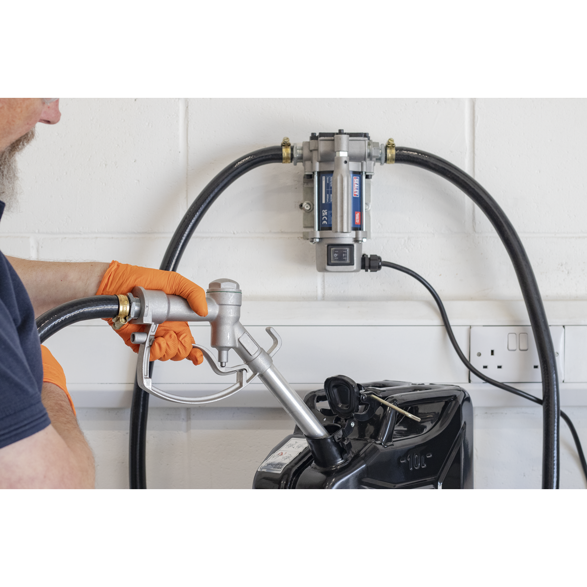 Sealey TP9624 Diesel/Fluid Transfer Pump Portable 24V