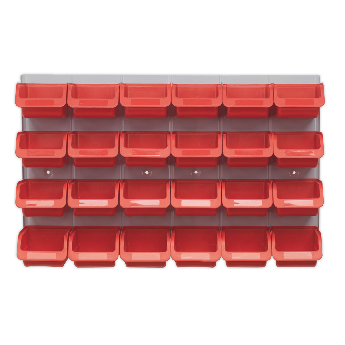 Sealey TPS130 Bin & Panel Combination 24 Bins - Red