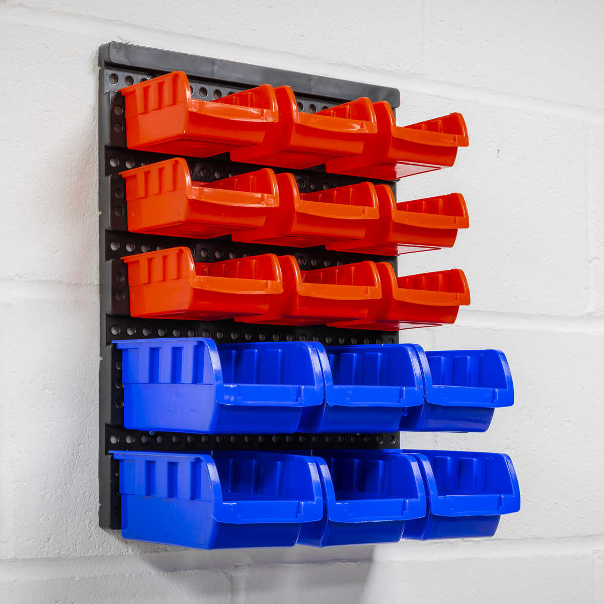Sealey TPS1569WM Bin Storage System Wall Mounting 15 Bins
