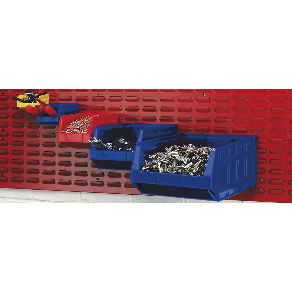 Sealey TPS4 Plastic Storage Bin 210 x 355 x 165mm - Blue Pack of 20