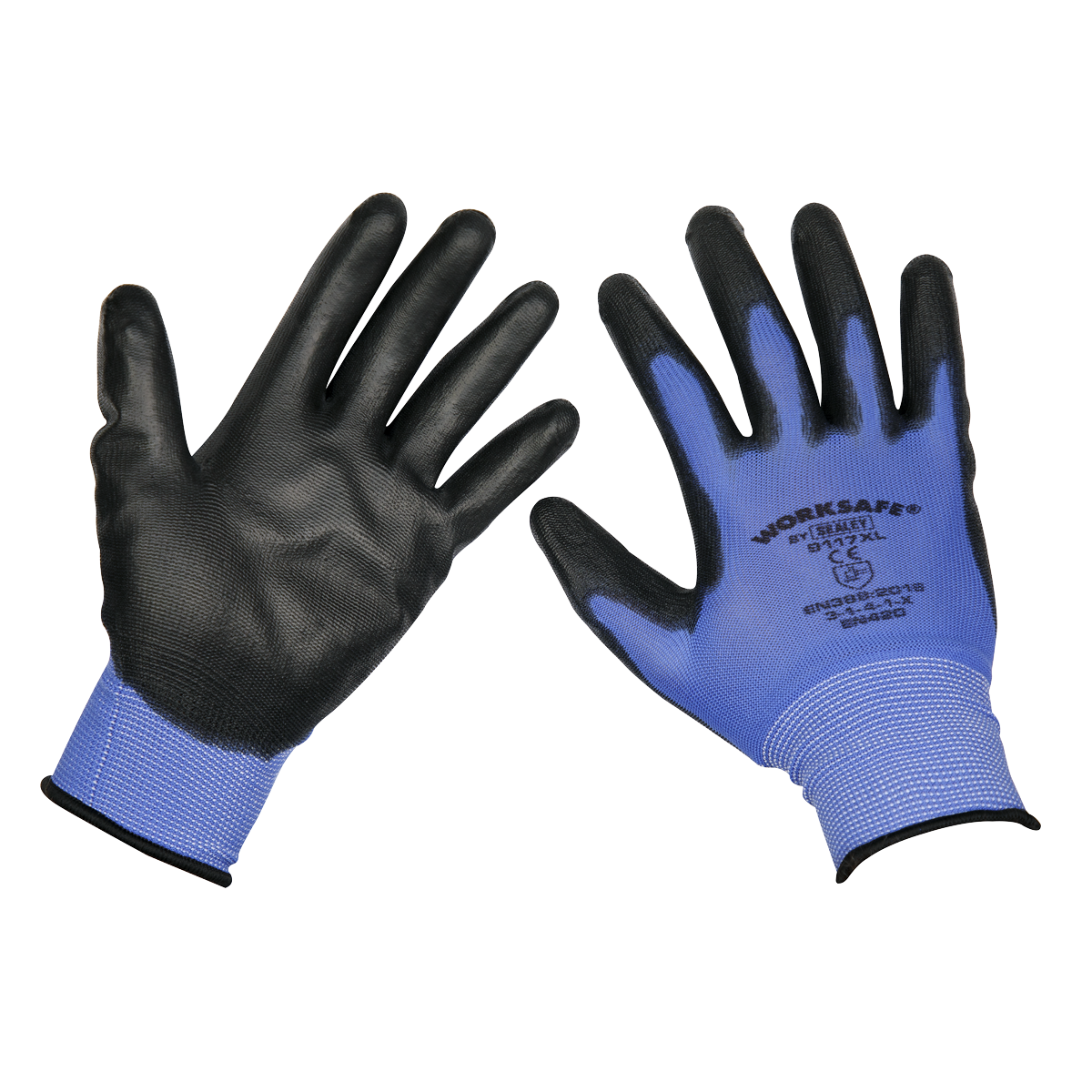 Sealey TSP117XL/6 Lightweight Precision Grip Gloves (X-Large) - Pack of 6 Pairs