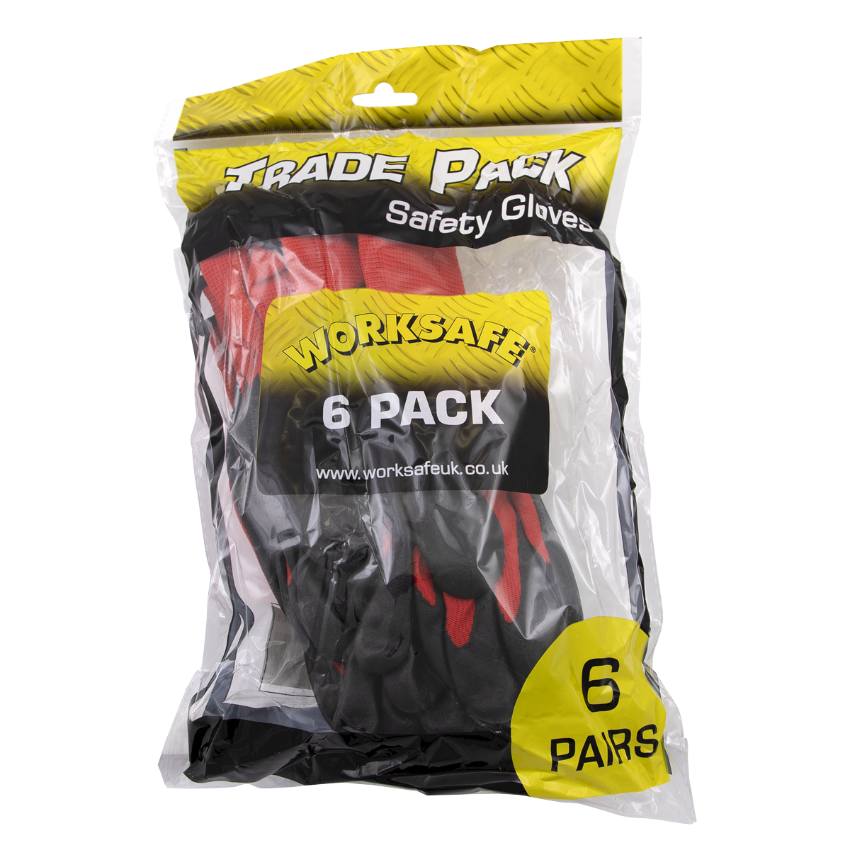 Sealey TSP125XL/6 Flexi Grip Nitrile Palm Gloves (X-Large) - Pack of 6 Pairs