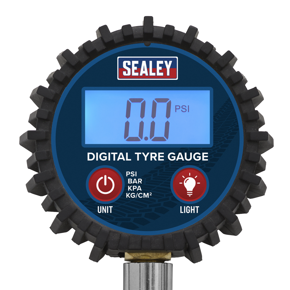 Sealey TST002 Digital Tyre Pressure Gauge with Push-On Connector