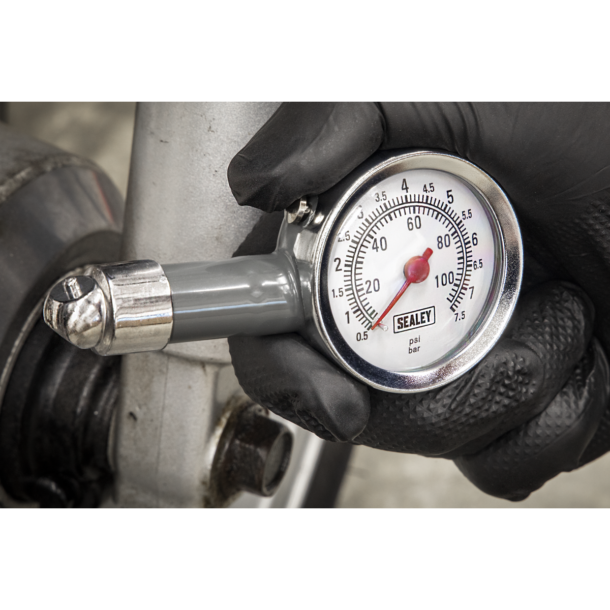 Sealey TSTPG43 Dial Type Pressure Gauge 0-100psi