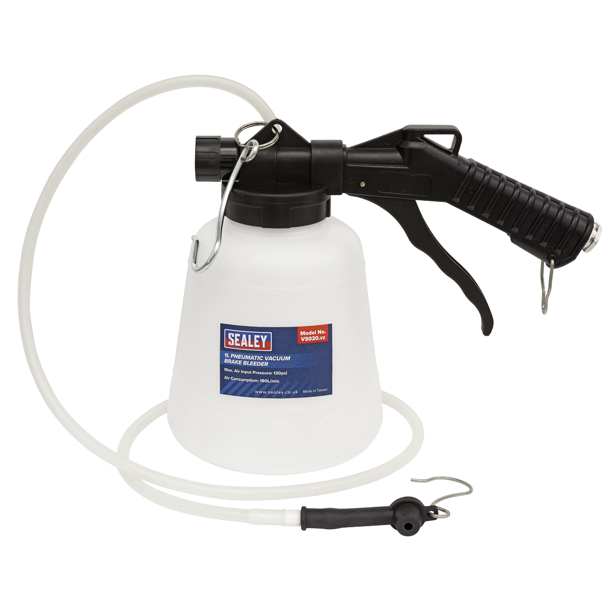 Sealey VS020 Brake & Clutch Bleeder Vacuum Type 1L