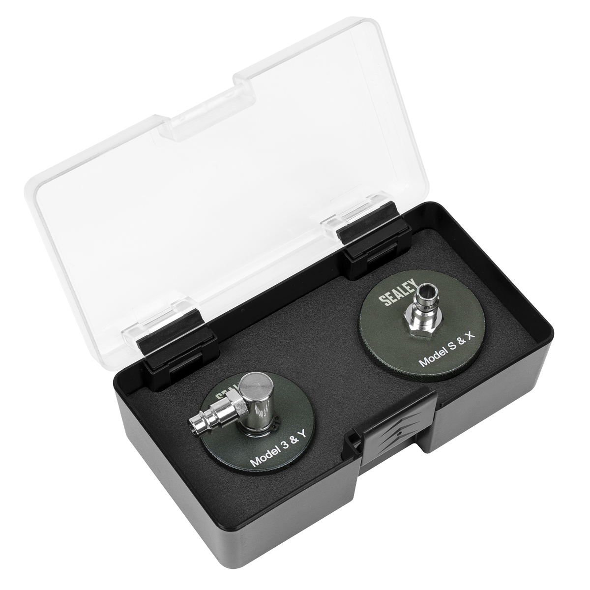 Sealey VS0204T Brake Pressure Bleeder Cap Set for Tesla