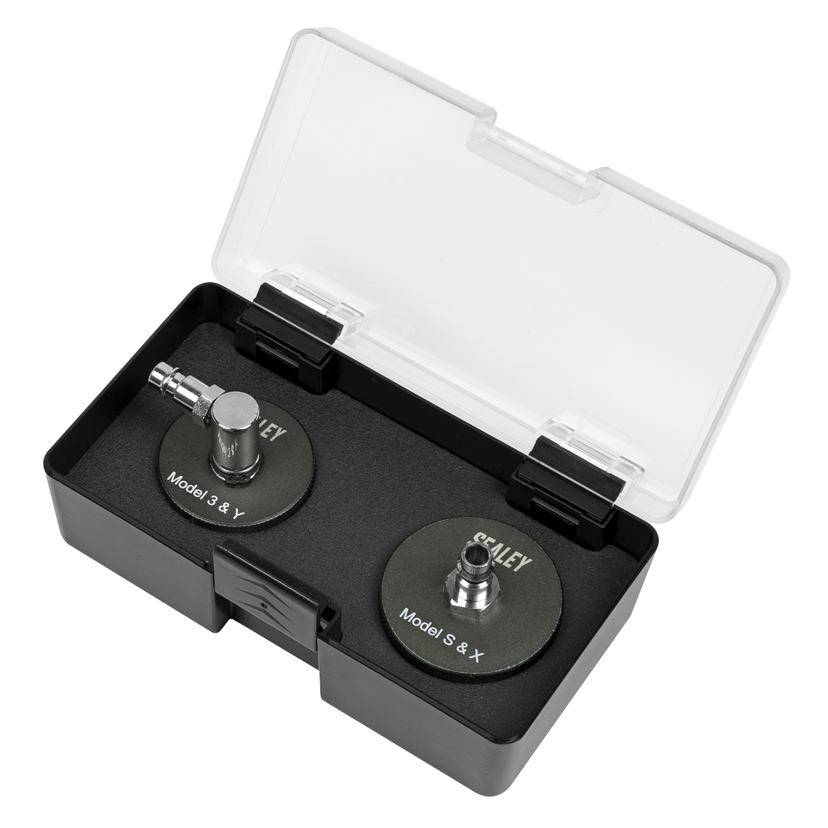 Sealey VS0204T Brake Pressure Bleeder Cap Set for Tesla