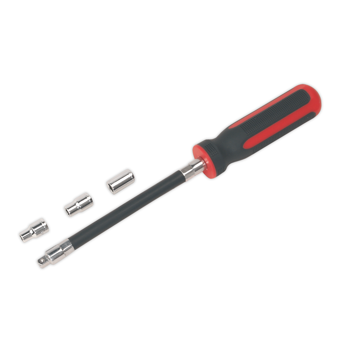 Sealey VS063 Premier Flexible Hose Clip Nut Driver Set 4pc