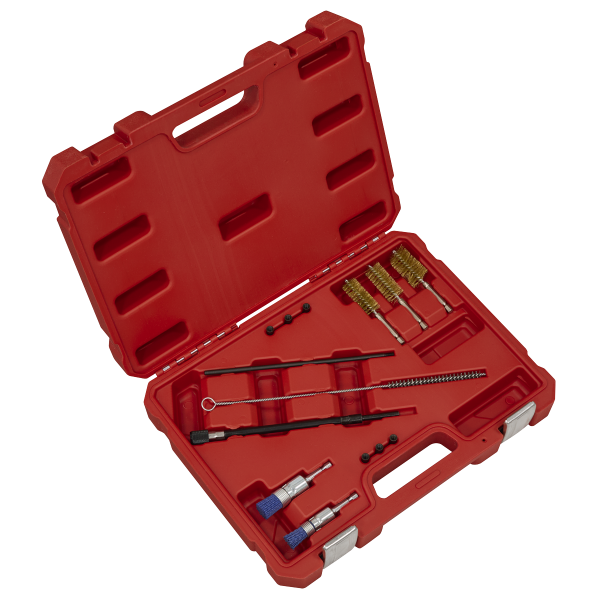Sealey VS1900 Injector Bore Cleaning Brush Set 14pc