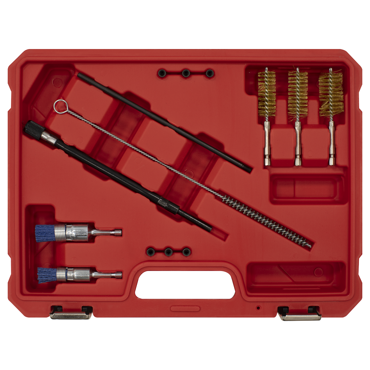 Sealey VS1900 Injector Bore Cleaning Brush Set 14pc