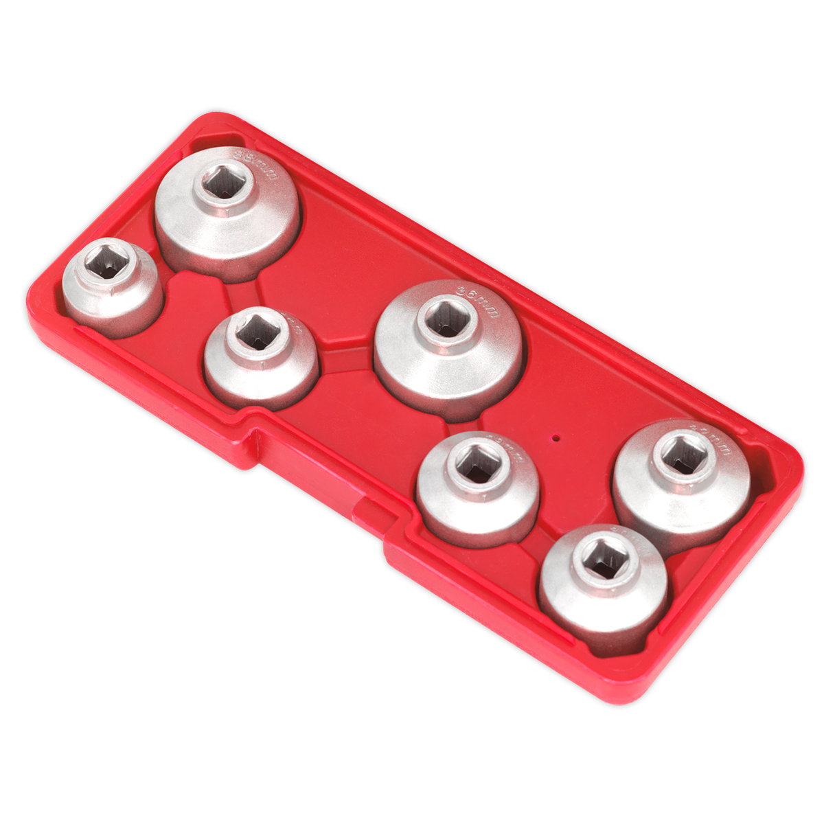 Sealey VS7008 Oil Filter Cap Wrench Set 7pc