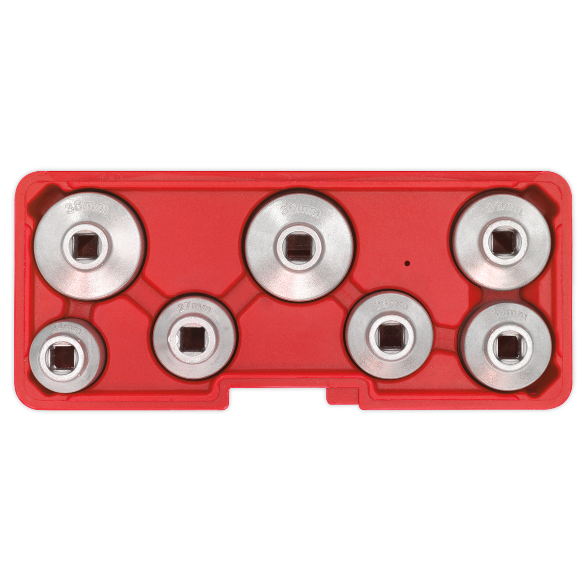 Sealey VS7008 Oil Filter Cap Wrench Set 7pc