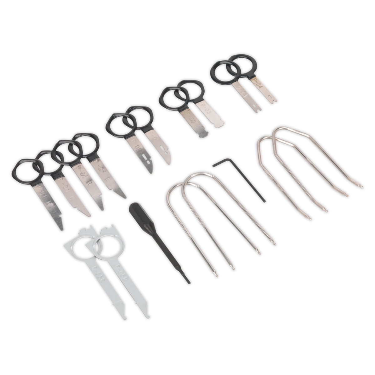 Sealey VS8041 Radio Release Tool Set 18pc
