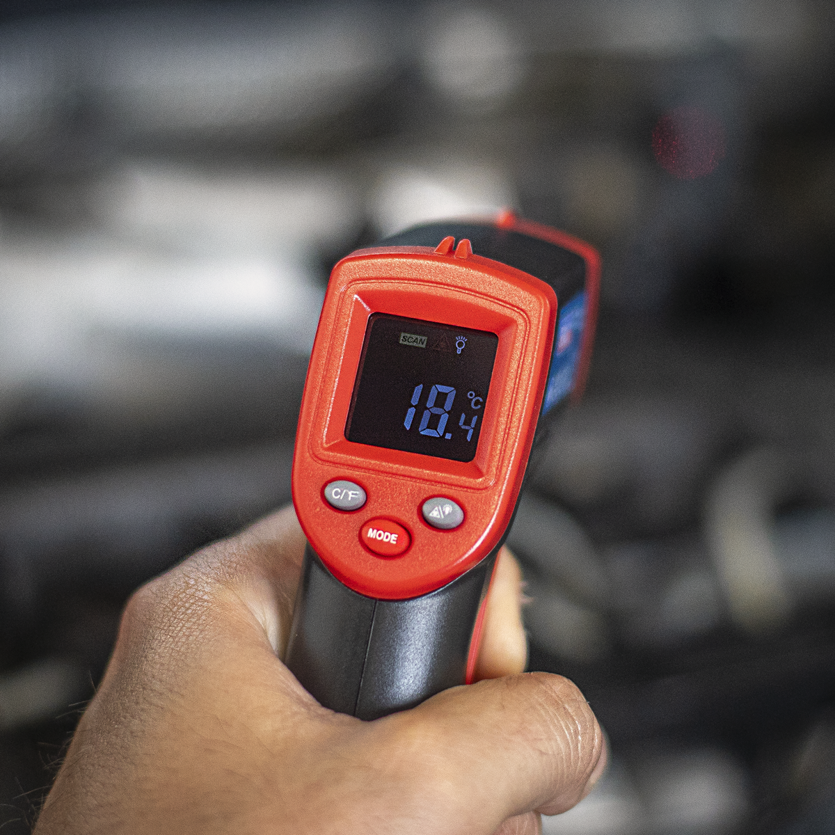 Sealey VS900 Infrared Laser Digital Thermometer 12:1