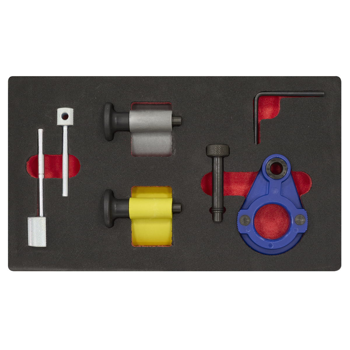 Sealey VSE2092 Diesel Engine Timing Tool Kit 1.2D/1.4D/1.6D/2.0D - for VAG, Ford & Mitsubishi - Belt Drive