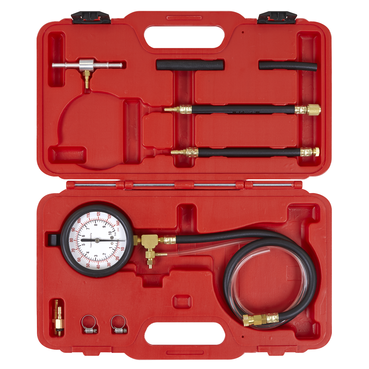 Sealey VSE211 Fuel Injection Pressure Test Kit - Test Port