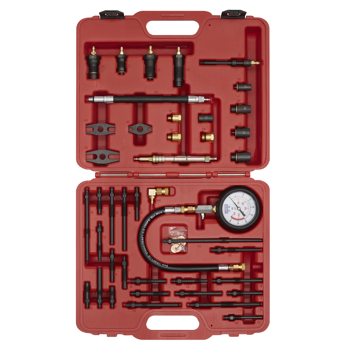 Sealey VSE3155 Petrol & Diesel - Master Compression Test Kit
