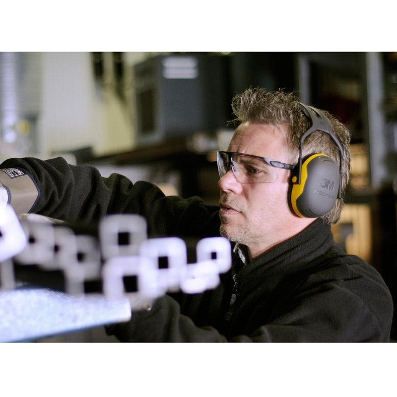 3M PELTOR X4A Ear Defenders (Hi-Viz)