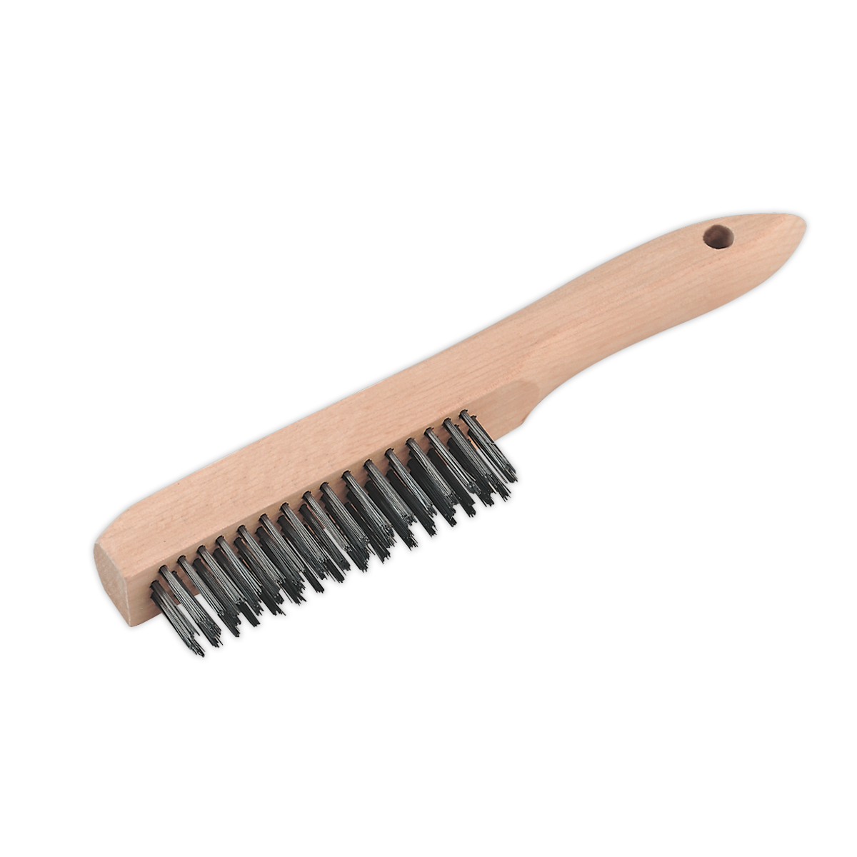 Sealey WB02 Engineer€™s Wire Brush with Steel Fill 260mm