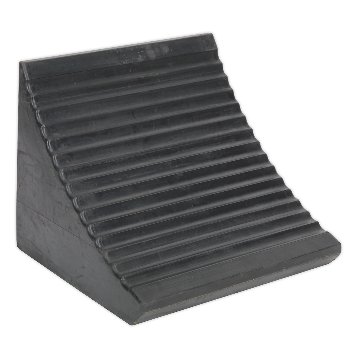 Sealey WC12 Heavy-Duty Rubber Wheel Chock 12kg - Single