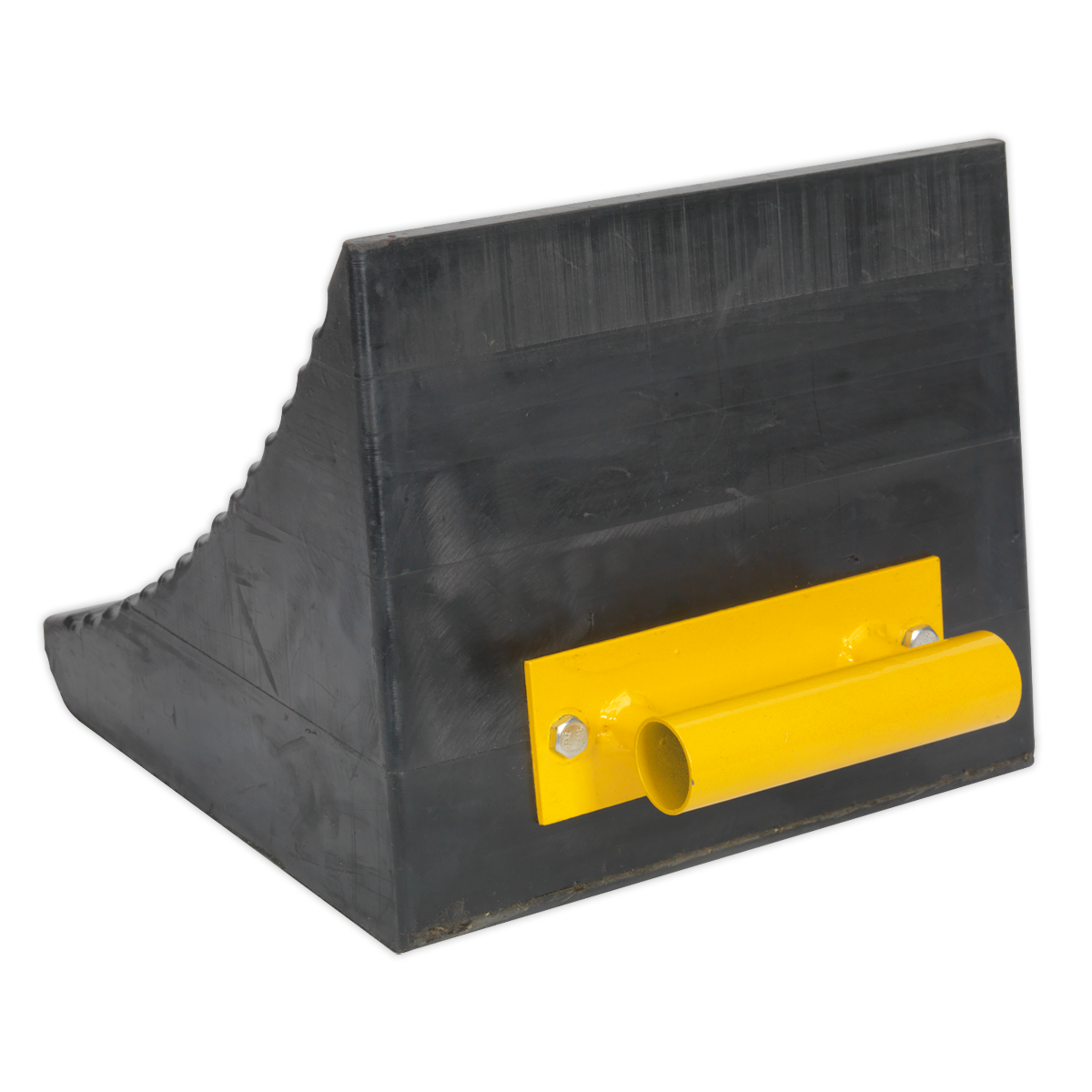 Sealey WC12 Heavy-Duty Rubber Wheel Chock 12kg - Single