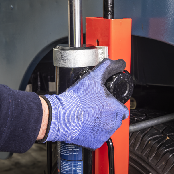 Sealey WD80 Wheel Removal/Lifter Trolley 80kg Quick Lift