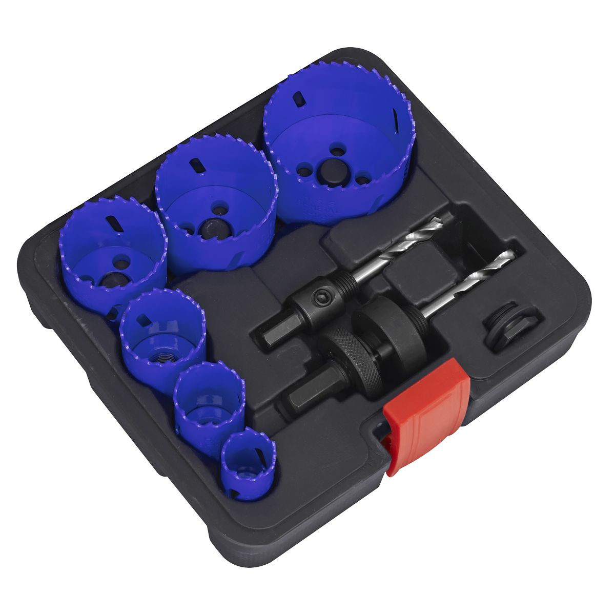 Sealey WSEHSK Electrician's Hole Saw Kit 9pc