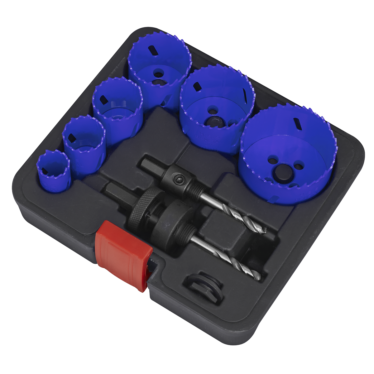 Sealey WSEHSK Electrician's Hole Saw Kit 9pc