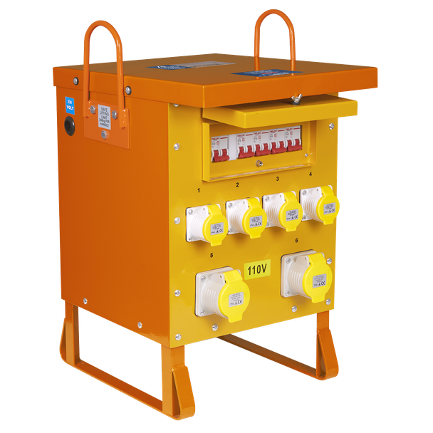 Sealey WST10000 110V 10kVA Single Phase Site Transformer