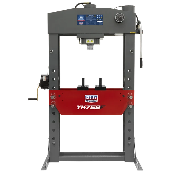 Sealey YK759F Premier Hydraulic Floor Type Press 75 Tonne