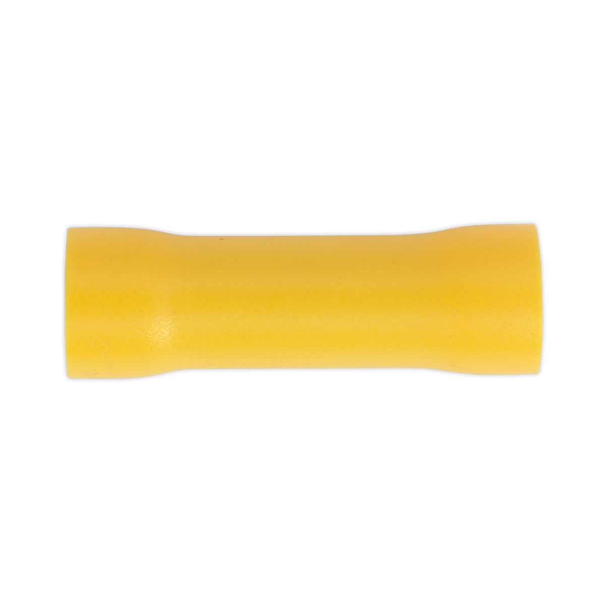 Sealey YT10 Butt Connector Terminal Ø5.5mm Yellow Pack of 100