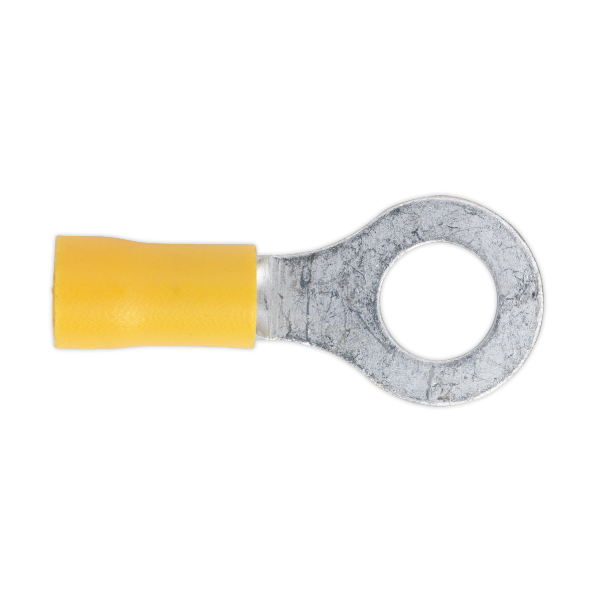 Sealey YT20 Easy-Entry Ring Terminal Ø8.4mm (5/16") Yellow Pack of 100