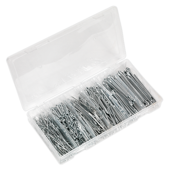 Sealey AB044DE O-Clip Double Ear Assortment 140pc Zinc Plated