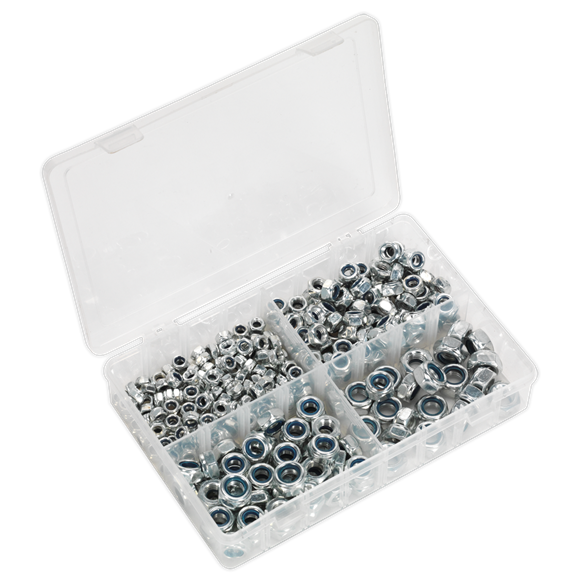 Sealey AB032LN Nylon Locknut Assortment M6-M12 300pc