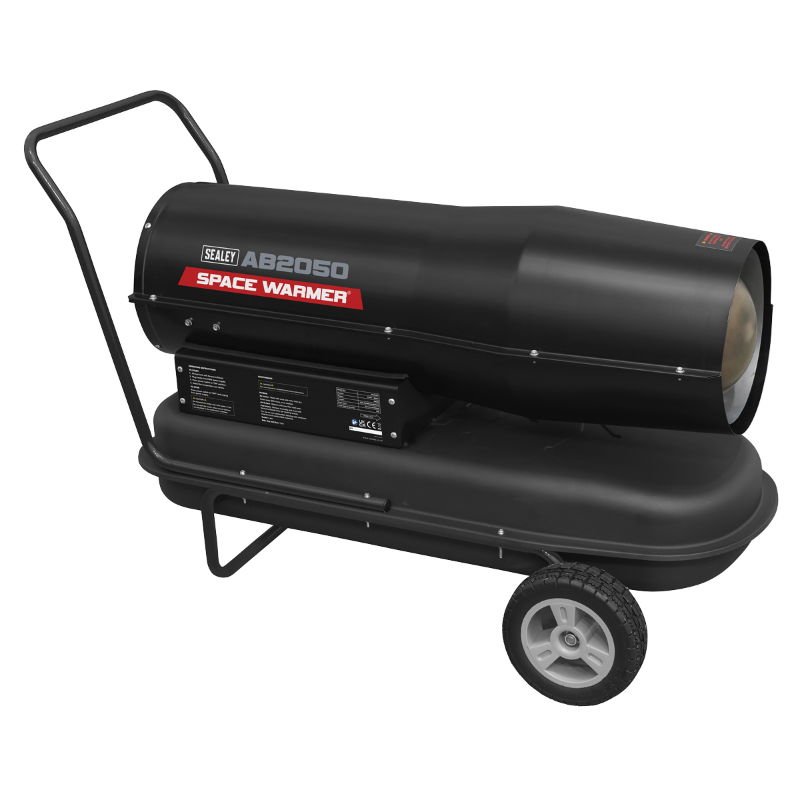 Sealey Space Warmer® Kerosene/Diesel Heater 205,000Btu/hr with Wheels