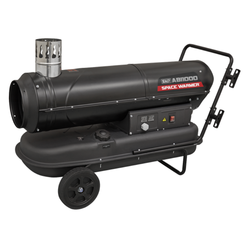 Sealey ABI1000COMBO Space Warmer® Indirect Kerosene/Diesel Heater 102,000Btu/hr with 5M Ducting