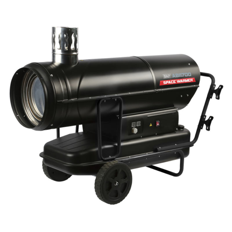Sealey ABI1700COMBO Space Warmer® Indirect Kerosene/Diesel Heater 170,000Btu/hr with 5M Ducting