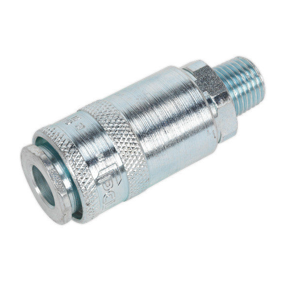 Sealey AC01BP Coupling Body Male 1/4"BSPT Pack of 50