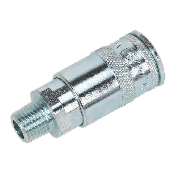 Sealey AC16BP Coupling Body Male 1/4"BSPT Pack of 50